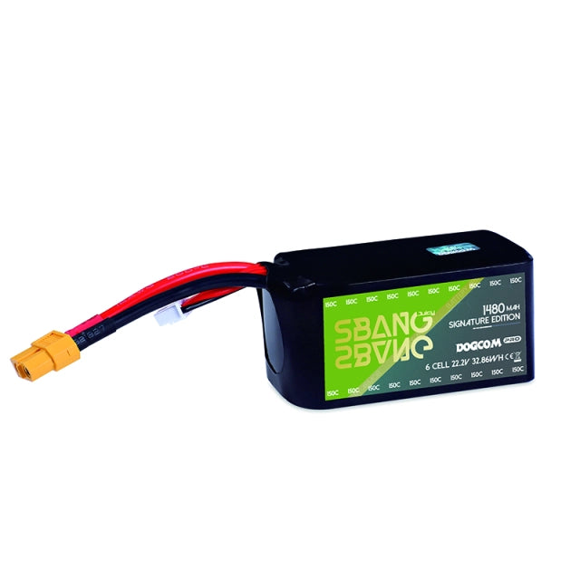 DOGCOM 1480mAh 150C 22.2V 6S SBANG