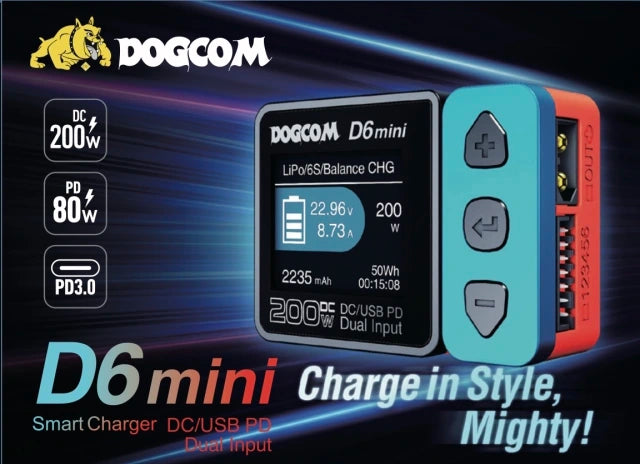 DOGCOM battery charger for 1S-6S FPV batteries product image