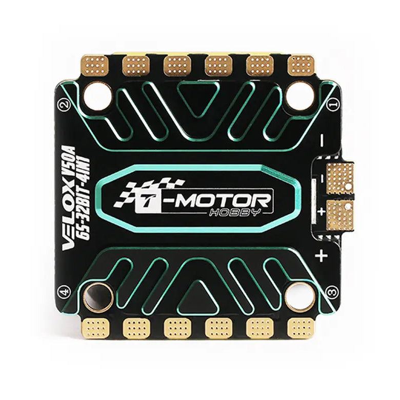 T-Motor Velox V50A 4-in-1 3-6S ESC võimas kiiruskontroller FPV Droonile