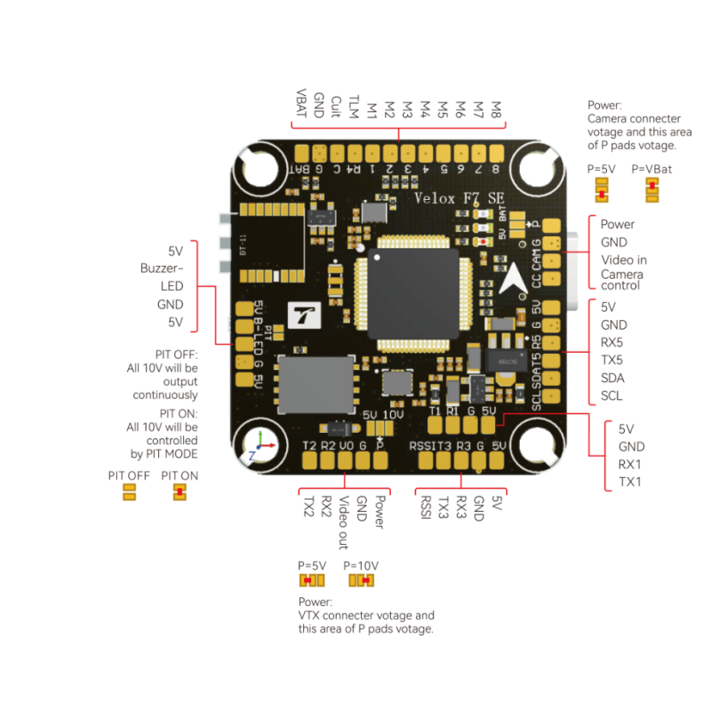 T-Motor Velox F7 SE FC